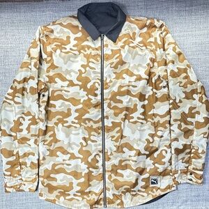 Puma 2 in 1 Reversible Windbreaker Jacket XL Black/Camo
